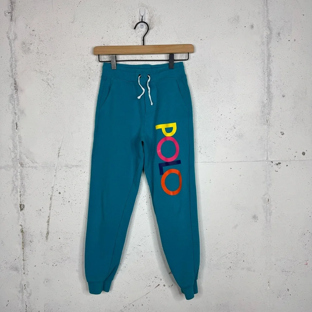Polo Double Knit Jogger Sweatpants Boys Small - Picture 1 of 7